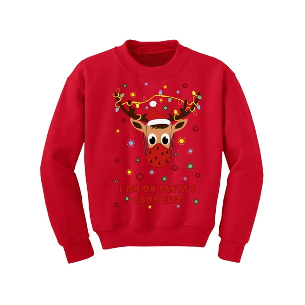 Ho Deer Christmas jumper Sweater Boys Girls